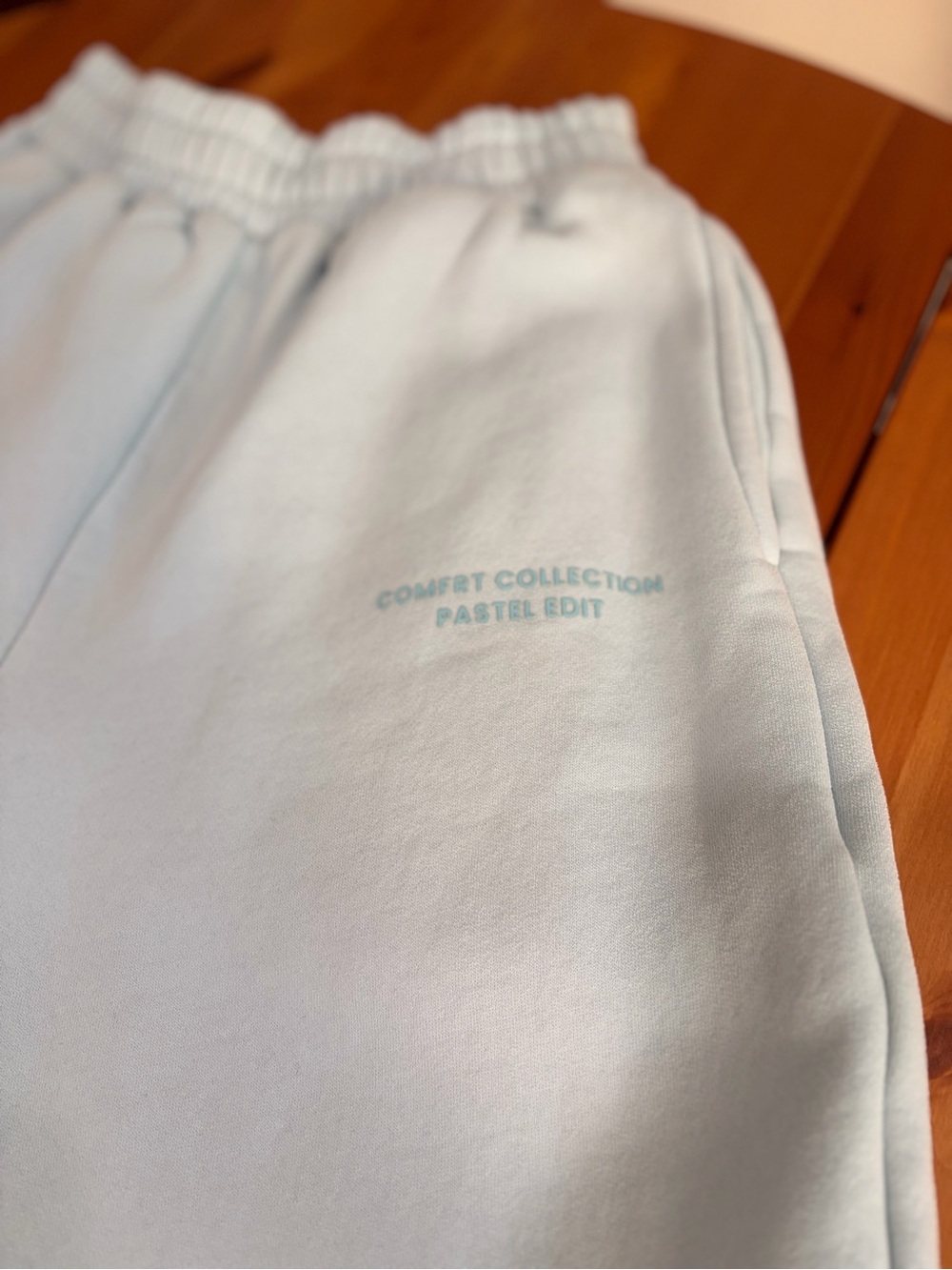 Comfrt Pastel Straight Leg Sweatpants Limited Edition Baby Blue - Picture 6 of 12